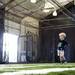 Michigan fan Carson Brandt, 4, throws a ball around inside batting cages during the game against Northwestern on Sunday, May 5. His father is the equipment manager. Daniel Brenner I AnnArbor.com